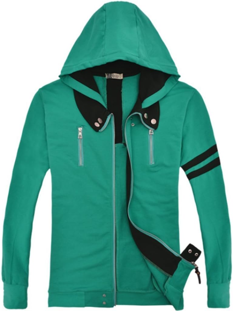 Kmoac Tokyo Ghoul Ken Kaneki Green Long-Sleeved Hoodie Costume