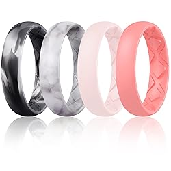 Egnaro Women's Bridal Rings Sets, Inner Arc