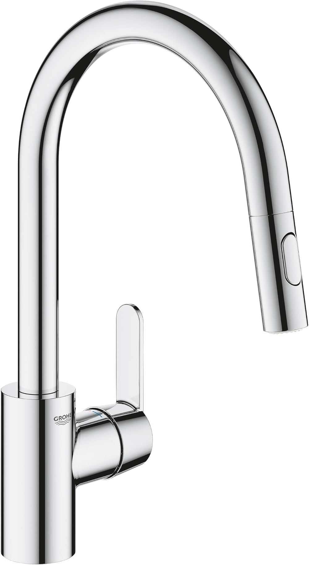 GROHE Get Kitchen Sink Pull-Out Mixer Tap 360° Swivel 381mm Chrome