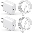 IIOZO iPhone 16 Pro Max Charger, 2 Pack 20W USB C Fast Charging with 10FT USB C to C Cable for iPhone 16/16 Plus/15/15 Plus, iPad Pro