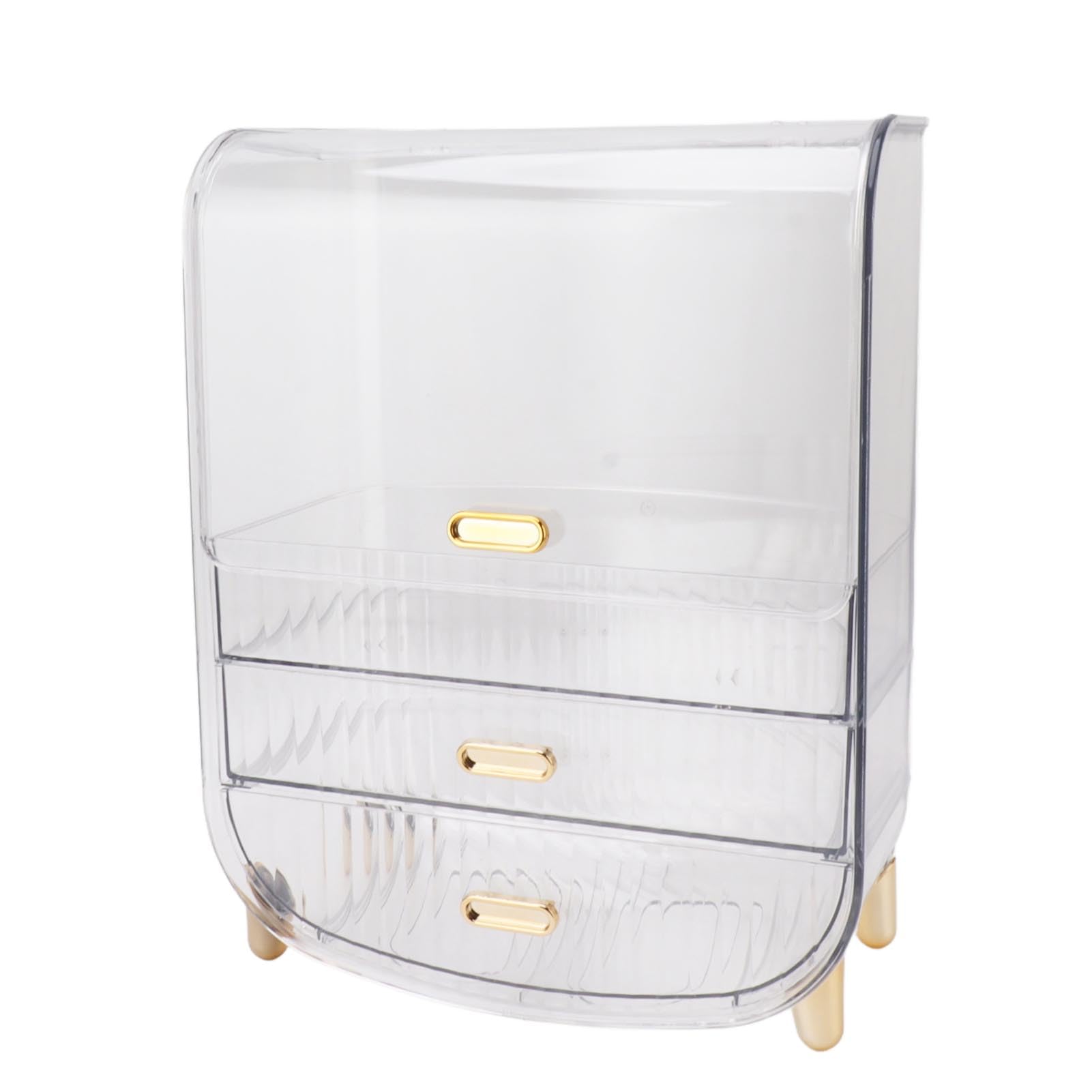 Photo 1 of Eujgoov Makeup Storage Organizer with Drawers & Lid, Cosmetic Case for Countertop Bathroom – Ideal Gift for Women