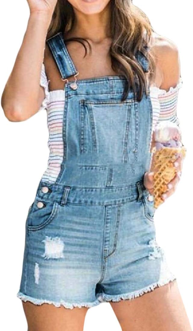 cut off overall shorts