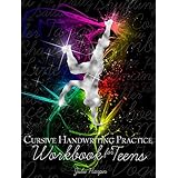 Cursive Handwriting Practice Workbook for Teens