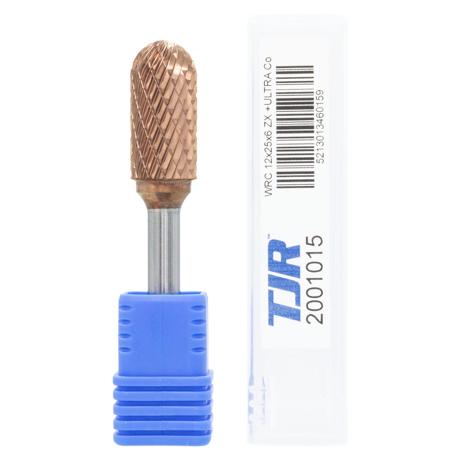 Carbide Burr with coating ULTRA Co, 12mm (metric) diameter with 6mm metric shank, WRC 1225.06 cut ZX (special with chip breaker) TJR