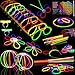 Myamy Glow Sticks Bulk 200 8'' Glowsticks 466Pcs 7 Colours for Kids Connectors Bracelets Necklaces Balls Glasses Butterfly Headbands Rings Spray Glow in The Dark Light Up Toys Party Favors