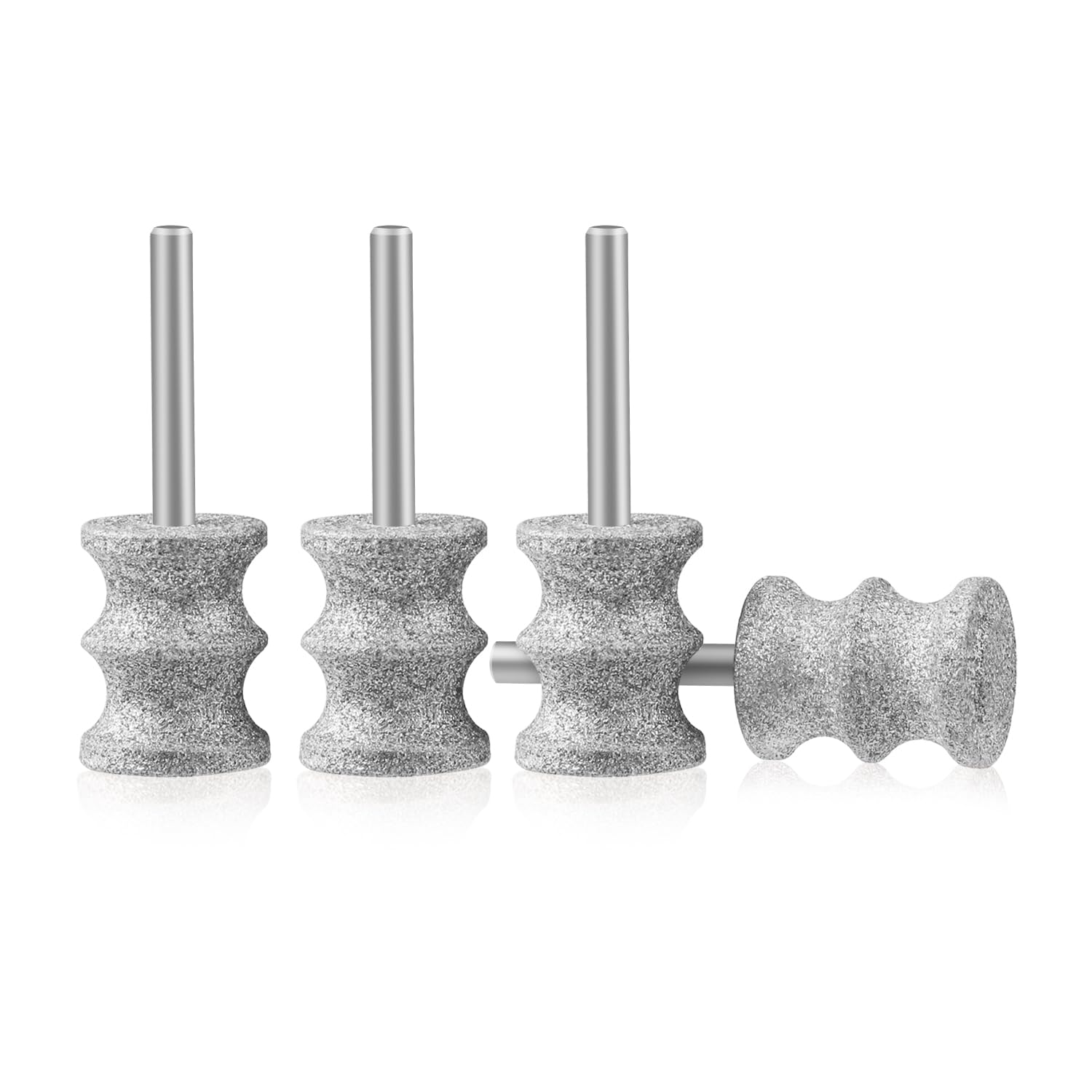 4pcs Dog Nail Grinder Replacement Heads, Nail Grinder Attachment for Rotary Tool 1/8in Professional Pet Nail Grinder Wheel Dog Nail Grinder Spare Wheels for Animals Nail Care&Home Grinder Tools