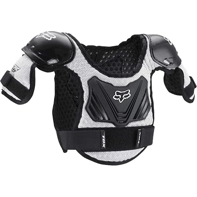 Fox Racing Peewee Titan Youth Roost Deflector BlackSilver-ML