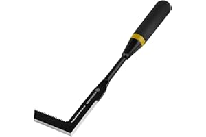 Kemaier Weeding Tool - Heavy Duty Stainless Steel Weed Remover Tool for Driveway Crack Weeding and Sidewalk Pavement Weed Removal, Efficient Weed Puller Tool for Narrow Gaps and Brick Joints
