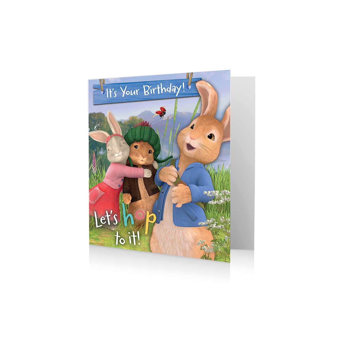 Peter Rabbit PE011 General Birthday Card Multi Colour