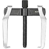 BILITOOLS 4" 2 Jaw Gear Puller, Small Bearing &amp; Pulley Removal Tool | Internal External Reversible for Flywheel, Gears &amp; Pulleys