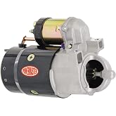 Powermaster Starter, Original Look Hi-Torque Retro, Direct Drive, Natural, 153 Tooth Flywheel, Straight Bolt, GM V8, Each