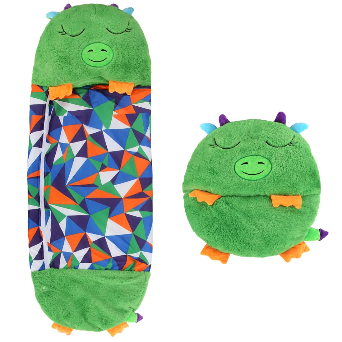 Discoball Sleeping Bags for Kids, Boys and Girls Plush Slumber Bag for Kindergarten, Travel, Camping, Daycare (180 * 70cm)