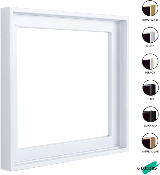 Square Floater Frames for Canvas Paintings 14x14 Floater