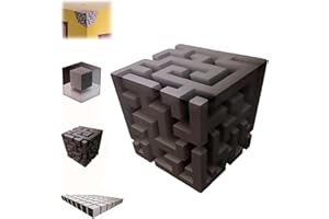 Impossible Corners – Wall Art That Reshapes Reality, 3D Wall Art Optical Illusion Corner Wall Decal, Removable Peel and Stick