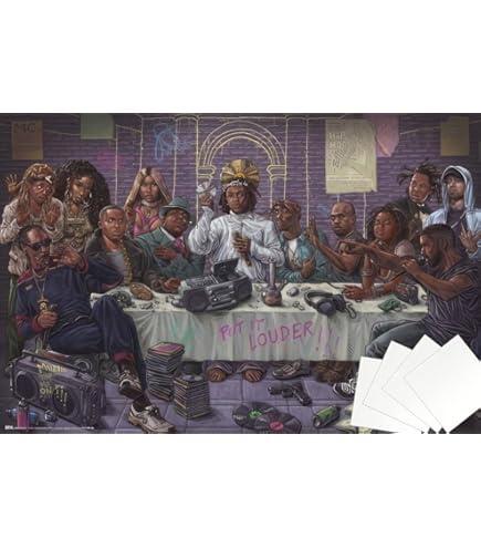 Amazon.com: buyartforless Framed Legends of Rap and Hip Hop 80