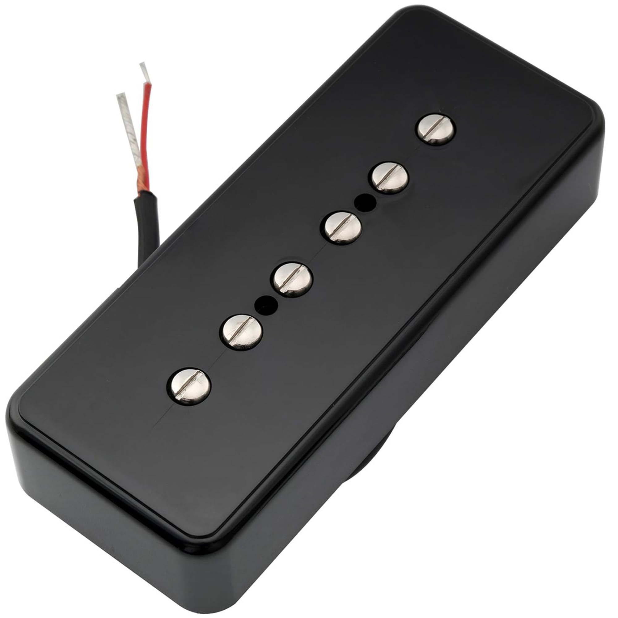 Artec ASA90 Alnico 5 P90 Soapbar Single Coil Pickup Electric Guitar Bridge Pickup 7.5K, Black