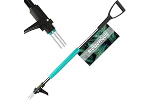 Breeze Touch 39" Weed Pulling Tool, 3-Claw Detachable Weed Puller Tool with Long Handle, Heavy Duty Stand Up Weeder Weeding Tool for Lawn, Yard, Garden, Crabgrass, Dandelion Picker, Weed Remover