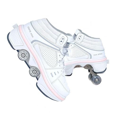 Automatic Walking Shoes Invisible Roller Skate, 2-in-1 Parkour
