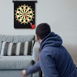 HelaCueil Magnetic Safe Dartboard Ø38cm 12 Darts Family Fun Indoor Outdoor view 6