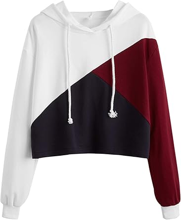 cropped hoodie romwe