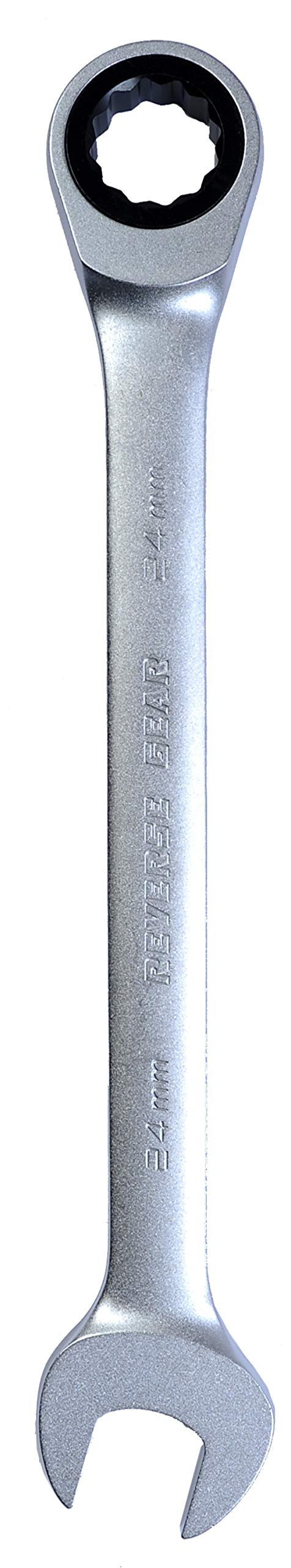 Stanley 1-17-372 Combination Spanner with Ratchet, Silver, 24 mm