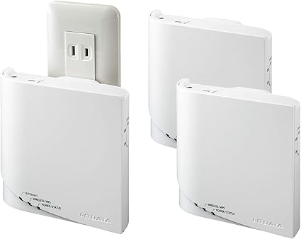 Amazon Co Jp アイ オー データ Wifi 無線lan ルーター 11ac Wi Fi 867 400mbps 子機2台 コンセント直付け Ipv6 3階建 4ldk 40台 日本メーカー Wn Dx1300gnex2 パソコン 周辺機器