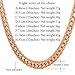 U7 Snake Chain for Women Men|Personalized 6MM Thick Flat Link Neck Jewelry Chunky Hip Hop Necklace 22 Inch