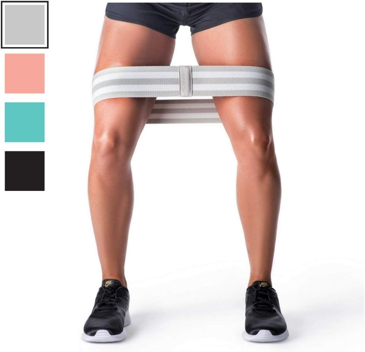 DYNAPRO Fabric Mini Bands High Performance, No Rubber Contact, No Roll, No Slip Resistance Bands aka Hip Bands