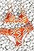 Cupshe Fashion Boom Tie-dyed Bikini Set Orange Swimwear Bathing Suit