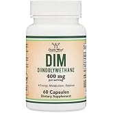 DIM 400mg, Estrogen Balance + Clear Skin, Women + Men, 60 Capsules | Estrogen Balance + Clear Skin Supplement, Healthy Estrogen Metabolism, No BioPerine, Women + Men, Vegetarian
