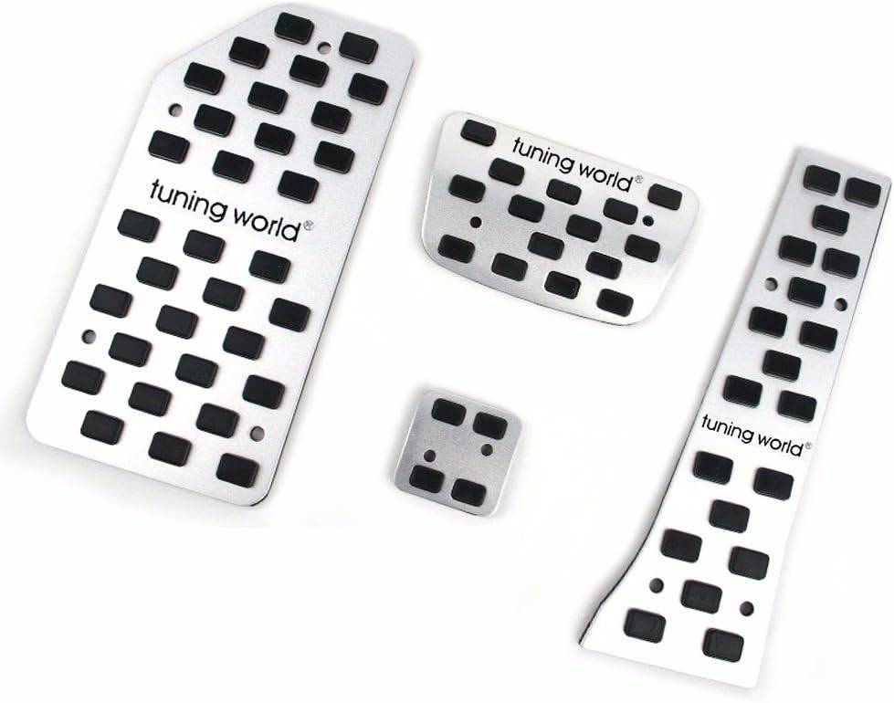 Car 3T Aluminum Accel Brake FootRest Sport Automatic AT Pedal Cover Pads 4P Fit For Hyundai Azera/Grandeur HG 2012+