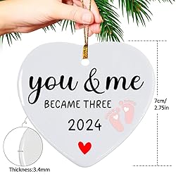 Baby's First Christmas Ornament - Family of Three