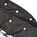 Hanging Jewelry Organizer, Dual Sided Closet Organizers, Earrings Bracelet Necklace Socks Pantyhose Storage Display Bag (Black (40 Pockets & 20 Hook-and-Loop Tabs))