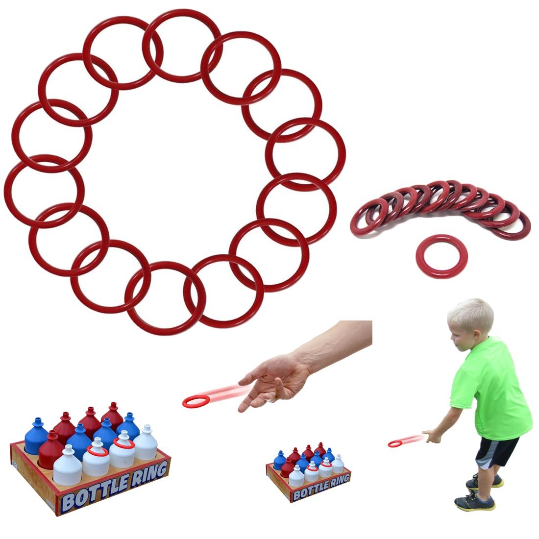 Dazzling Toys 12 Pack Small Ring Toss Rings (D011) Toys