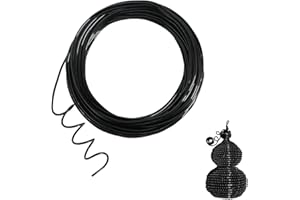 CHUDENG 50 Feet Black Aluminum Craft Wire, 12 Gauge 2mm Thickness Sculpting Wire, Armature Wire for Sculpting, Bendable Metal Craft Wire for Making Dolls Skeleton DIY Crafts