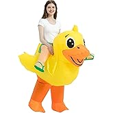 One Casa Inflatable Costume Adult,Blow Up Party Costumes,Ride On Duck Costume,Halloween Costumes for Men Women