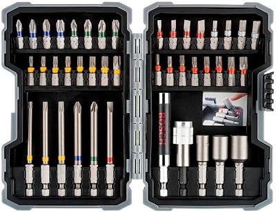 Bosch 43-Piece Screwdriver Bit Set Extra Hard Bits with Nutsetters
