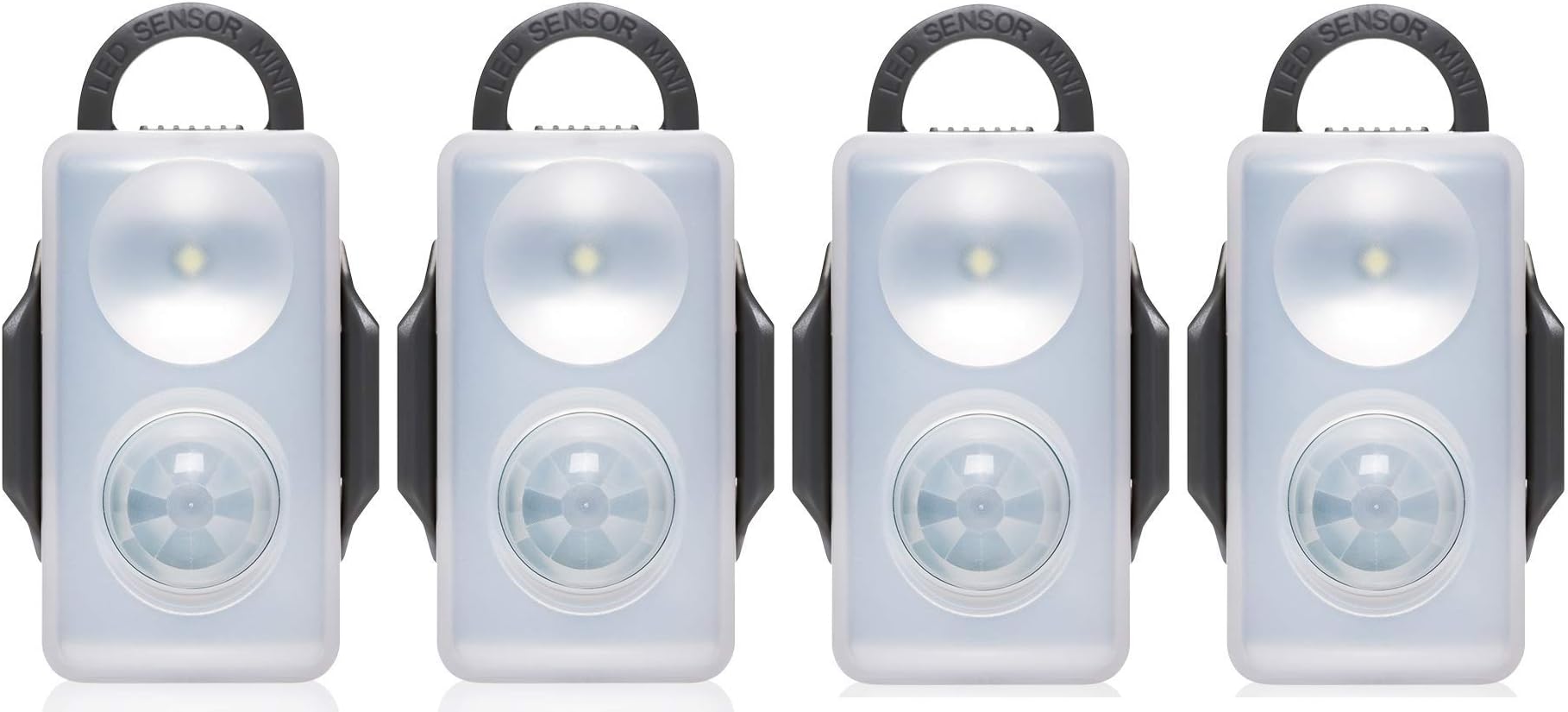 Motion Sensor Light Battery Operated, Indoor & Outdoor Bright Led Motion Detector Night Light, Power Failure Wireless Safety Lighting for Kids Room, Bedroom, Bathroom, Closet and Camping 4-Pack