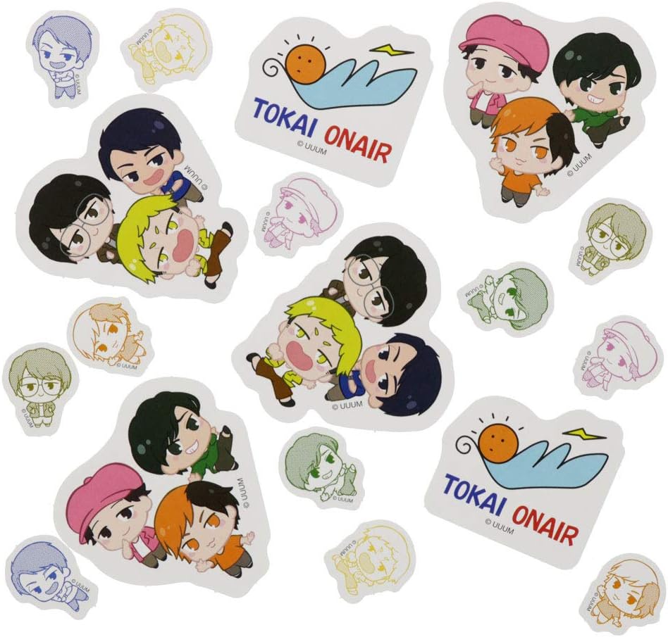 Amazon サンスター文具 Uuum ピースシール 東海オンエア S 文房具 オフィス用品 文房具 オフィス用品