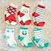 LUXEHOME (YR1602) Baby Toddler Cartoon Cotton Socks,12 Pairs per Package (M 1-3 Years)
