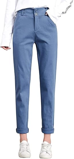 Amazon Yideahome ロングパンツ ストレッチパンツ チノパン 綿パン 暖パン ズボン ボトムス アンクルパンツ スキニー カラーパンツ レディース パンツ 無地 美尻 スリム 定番 美脚 通勤 仕事着 結婚式 S ロングパンツ 通販