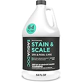 AquaDoc Pool &amp; Spa Stain and Scale Remover for Hot Tubs - 64oz | Helps Remove &amp; Prevent Calcium, Iron, Copper &amp; Rust Buildup in Pools, Spas &amp; Hot Tubs - Made in USA