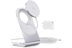 KABYSIO Magnetic Wireless Charger for iPhone 17/16/15/14/13/12 - Mag Charger+20W USB C Adapter, Fast Wireless Charging Stand/Pad with 5ft USB-C Cable for iPhone 17/16/15/14/13/12 Pro Max Plus Mini Air, Airpod