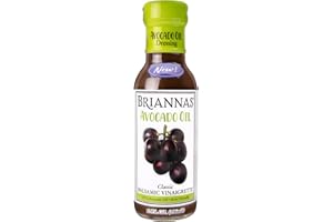 BRIANNAS - Avocado Oil Balsamic Vinaigrette Dressing - Nutrient Rich, Keto Friendly, Vegan Salad Dressing made with 100% Avocado Oil - 10 oz. Bottle