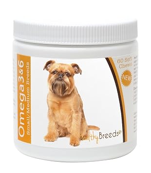 Healthy Breeds Dog Omega 3 6 Fish Oil Soft Chews For Brussels