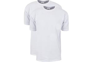 Shaka Wear Men's T Shirt – 2 Pack 7 oz Max Heavyweight Cotton Short Sleeve Crewneck Tee Top Tshirts Regular Big Size S-7XL