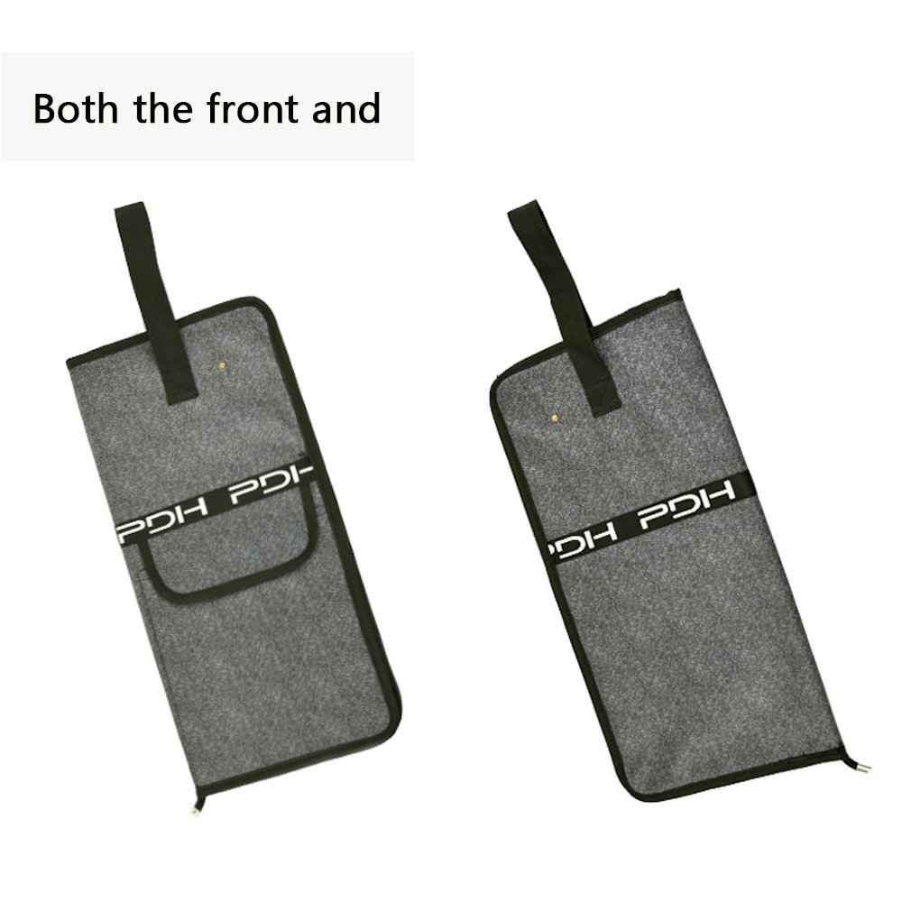 Mugig Trommelstocktasche Drumsticktasche Stick Bag aus wasserdicht Baumwolle (grau)