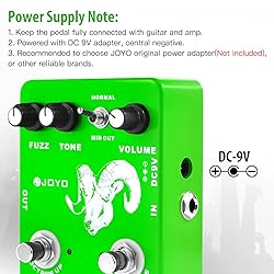 JOYO Octave Fuzz Pedal Germanium Fuzz 60's Rock