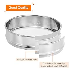 PATIKIL 40 Mesh Lab Sieve, 8" Diameter Test Sieve