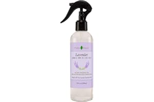 POSITIVE ESSENCE Lavender Room Spray, Linen Freshener Made with Pure Lavender Essential Oil, Natural Pillow Spray, Relaxing Home Fragrance, Sleep Spray, and Bathroom Spray (8.5 fl oz)